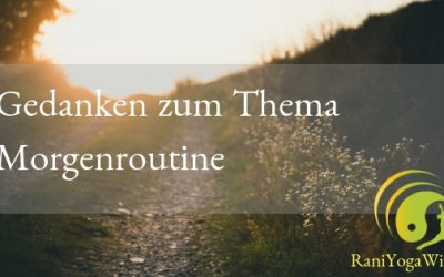 Morgenroutine