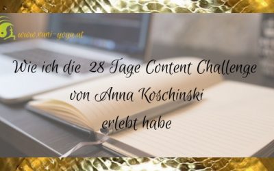 Meine 28 Tage Content Callenge – ein Erfahrungsbericht