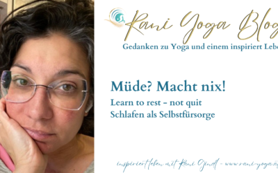 Müde? Macht nix! Wie du schwache Tage akzeptieren lernst