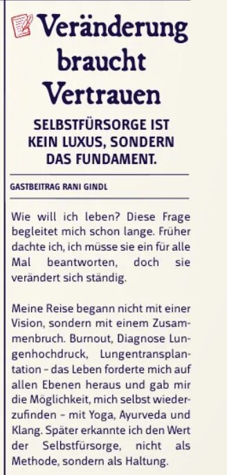 Nautische Signale - Selfcare im Busines