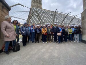 COPD Challenge 2026 Gruppenfoto Stephansdom oben
