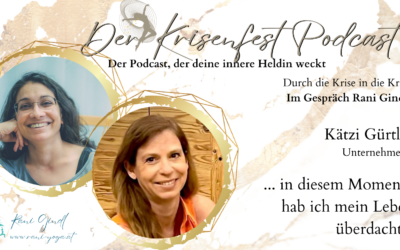 Der Krisenfest Podcast Folge 31 mit Kätzi Gürtler über Umarmungen, Hunde und Liebe
