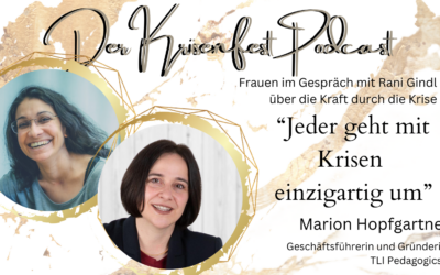 Der Krisenfest Podcast Folge 29 mit Marion Hopfgartner über die Einzigartigkeit von Krisen