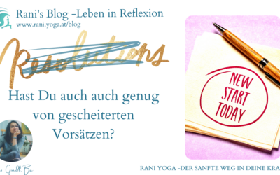 Hast du auch genug von Neujahrvorsätzen?