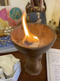 Feuerschale Rauhnächte